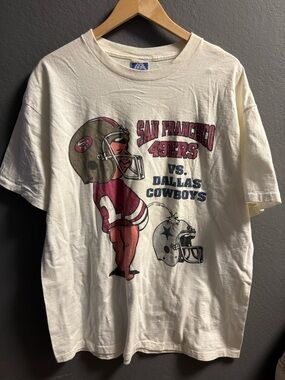 Vintage San Francisco 49ers Shirt Mens Xl NFL Football Vs Cowboys Single Stitch